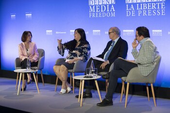 El panel en Londres de