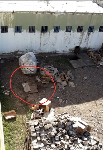 El acceso al pozo estaba