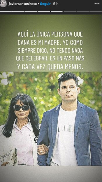 El posteo de Javier junto