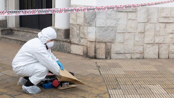 Policía Científica trabajó en el lugar (Adrián Escandar)