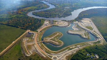 Vista aérea del proyecto inmobiliario