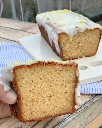 Budín de limón con glaseado