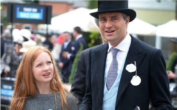 Iris Annabel Goldsmith en una