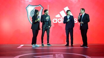 El vicepresidente de River, Jorge Brito, fue uno de los protagonista estelares en el evento que se realizó en Palermo (Gustavo Gavotti)