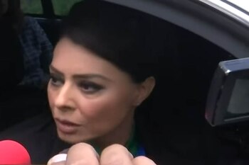 La actriz no pudo dar