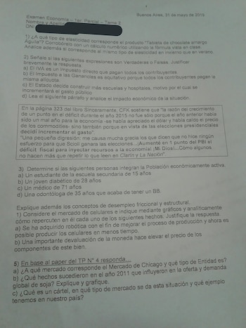 Este es el polémico parcial