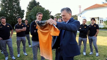 El mandatario recibió de regalo