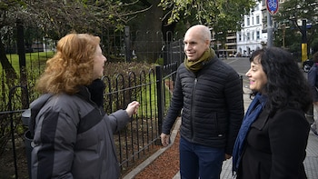 Larreta con vecinos (Gustavo Gavotti)