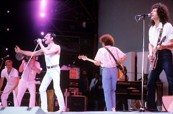 Freddie Mercury, John Deacon y Brian