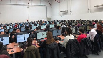 Simulacro de envío de telegramas