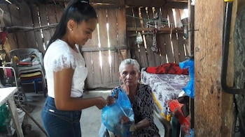 La presunta agredida, Silvia Saucedo