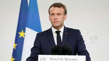 El presidente francés, Emmanuel Macron
