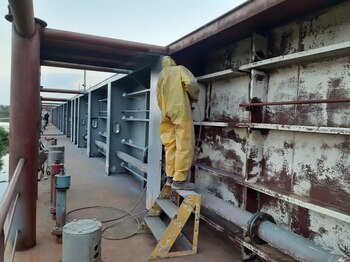 La embarcación fue reconstruida para