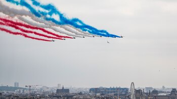 La Patrouille de France dibuja