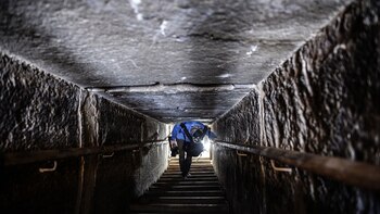 La pirámide fue cerrada al