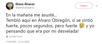 Usuarios reportaron los temblores en