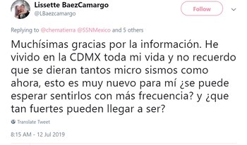 Capitalinos perciben que los temblores