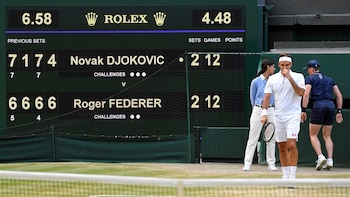 Fue el 48° enfrentamiento entre Federer y Djokovic (REUTERS)