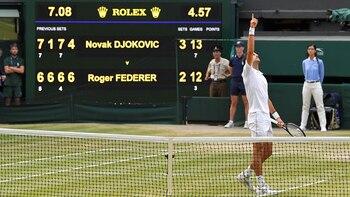 Djokovic conquistó su quinto título en Wimbledon (REUTERS)