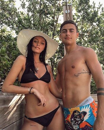 Oriana Sabatini y Paulo Dybala