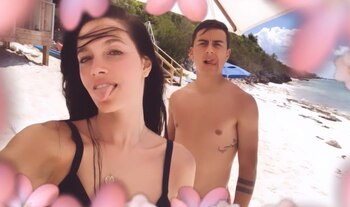 Oriana Sabatini y Paulo Dybala