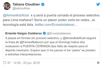 Los legisladores y la deportista