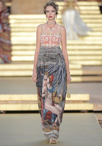 Vestido de la línea Imperial