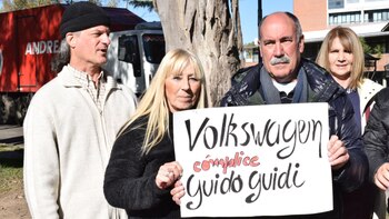 Bronca: damnificados ayer en Volkswagen