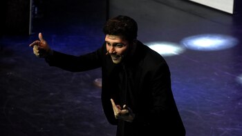 Martín Bossi, uno de los animadores del evento, caracterizó al “Cholo” Simeone