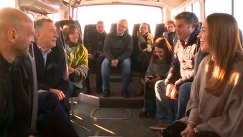 Macri y Vidal viajaron en