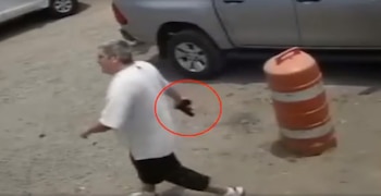 A punta de pistola, Édgar Spinoso amenazó a los ingenieros de una constructora que expropiaron un terreno de su hermano (Foto: Especial)