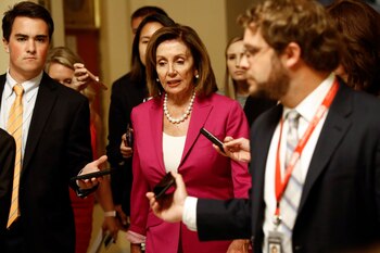 La líder demócrata Nancy Pelosi