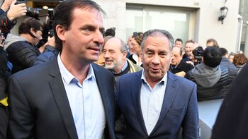 Los intendentes Ariel Sujarchuk (Escobar)