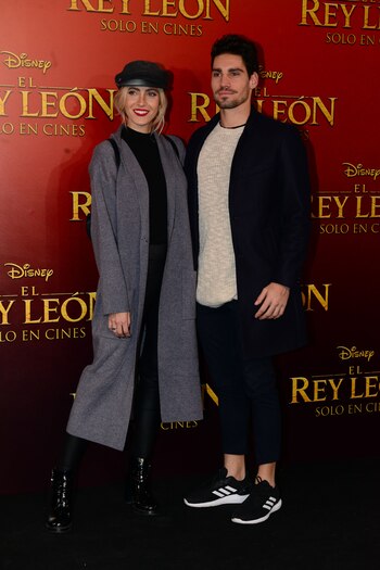 Cande Ruggeri y su novio,