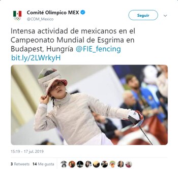 Así presumió el Comité Olímpico