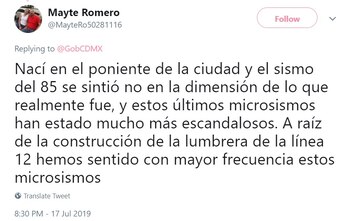 Ciudadanos opinan que los sismos