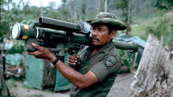 Un miembro de los Contras