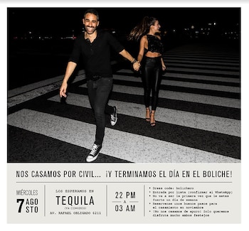 La invitación de la pareja