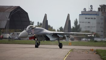 Un Su-35 preparado para el