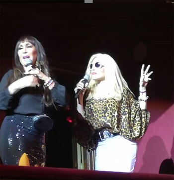 Moria Casán visitó a Fátima