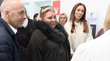 Carrió recorrió este jueves junto