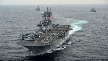 El USS Boxer (AFP)