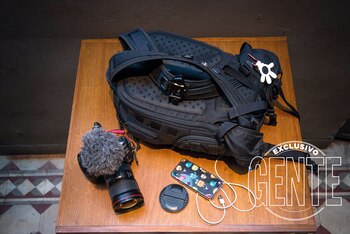 Parte de su tecnología para salir