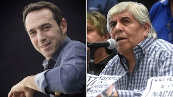 Marcos Galperin y Hugo Moyano