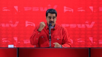 Nicolas Maduro en un acto