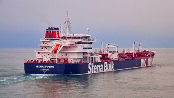 El petrolero británico Stena Impero,