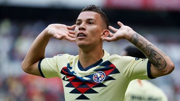 Uribe celebró su anotación ante