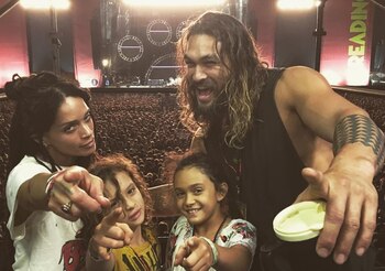 Jason Momoa y Lisa Bonet