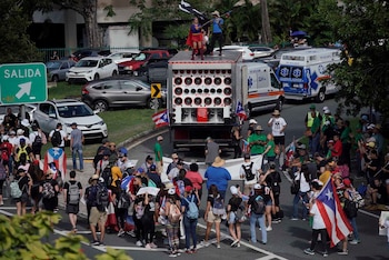 Los manifestantes se concentran en