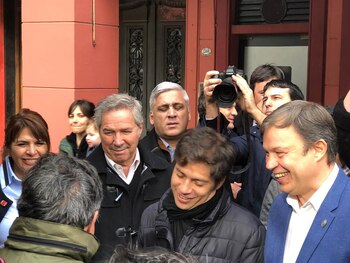 Felipe Solá, Axel Kicillof y